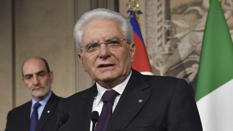 إيطاليا.. رئيس الدولة يدعو لتشكيل حكومة تكنوقراط  والأحزاب ترفض