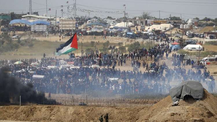 70 عاما على النكبة.. غزة تشيع ضحاياها... والضفة تعلن الإضراب والحداد