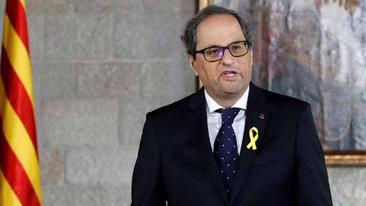 تأجيل أداء اليمين الدستورية لحكومة كتالونيا الجديدة