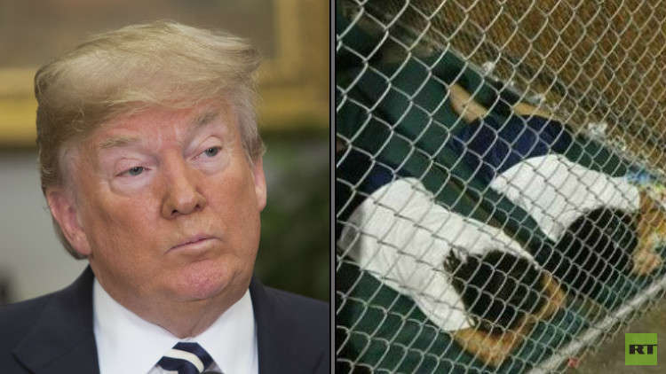 ترامب ينتقد الديمقراطيين لاستخدامهم صور أطفال مهاجرين ضده