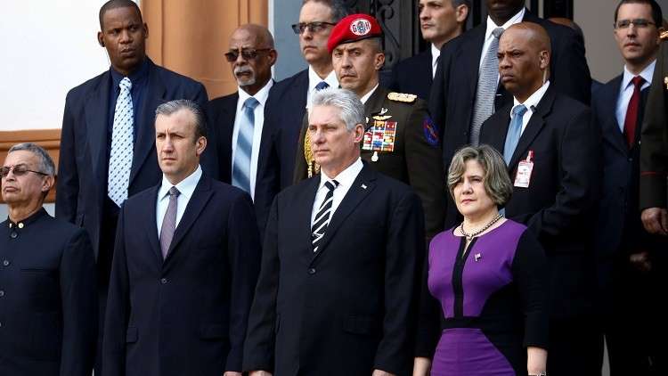 زعيم كوبا الجديد يصل إلى فنزويلا في زيارة "تضامنية"