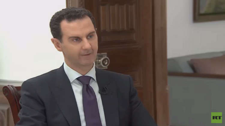 الأسد ينفي في مقابلة مع RT وجود قوات إيرانية في سوريا