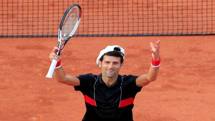 دجوكوفيتش يبلغ ربع نهائي رولان غاروس