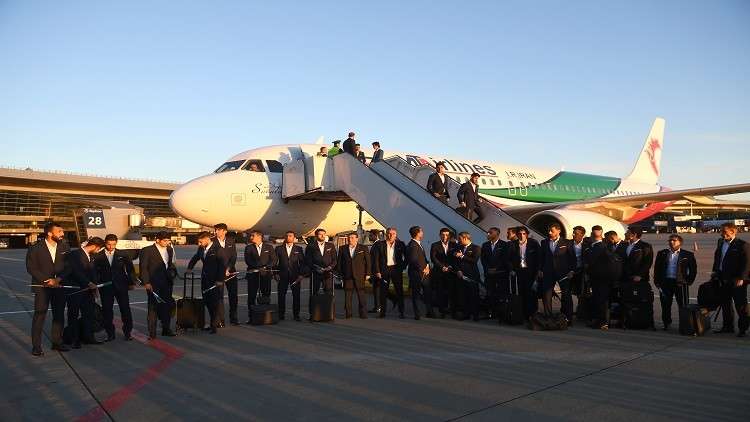 مونديال 2018: إيران أول منتخب يصل إلى روسيا