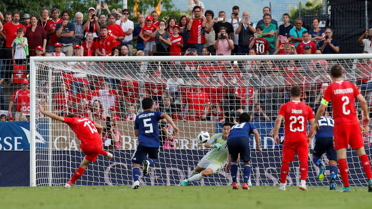 سويسرا تهزم اليابان استعدادا للمونديال