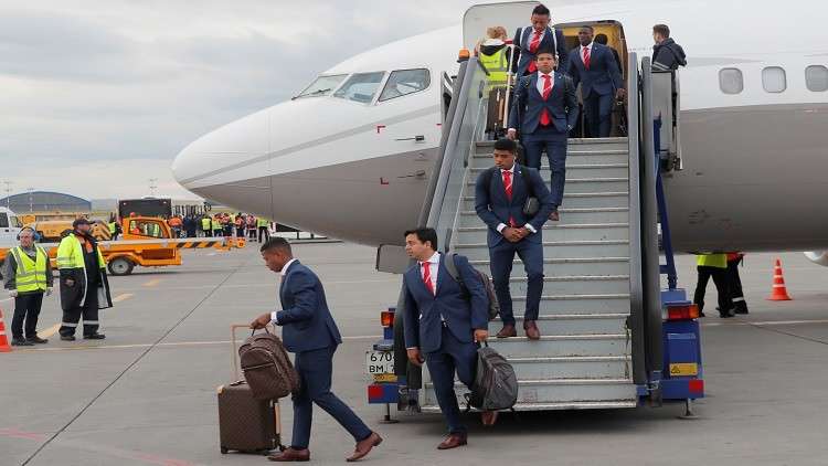 منتخب بيرو يصل روسيا استعدادا للمشاركة في المونديال