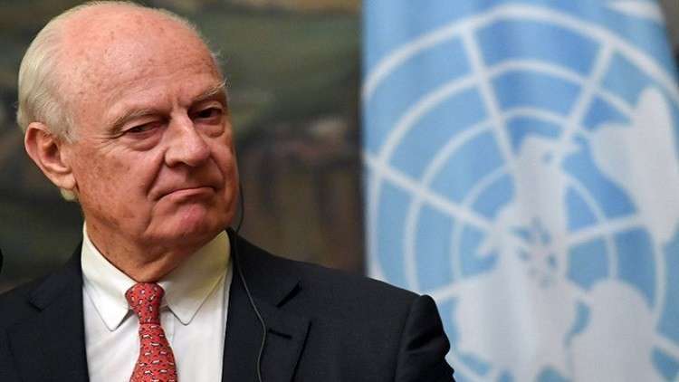 دي ميستورا يعلن عن اجتماع لمناقشة تشكيل اللجنة الدستورية السورية