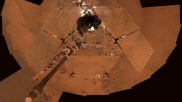 مسبار ناسا على المريخ يلتزم الصمت في مواجهة عاصفة ضخمة