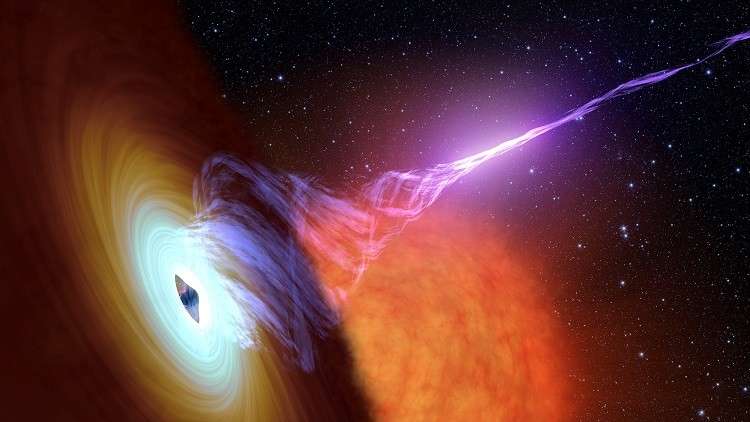 رصد ثقب أسود هائل يبتلع نجما للمرة الأولى على الإطلاق