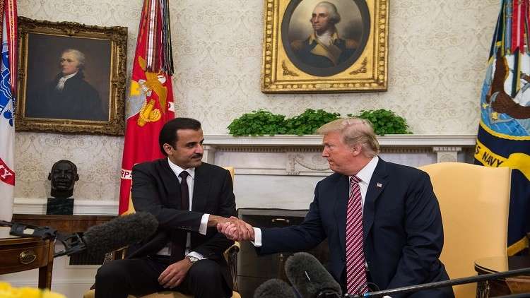 ترامب يؤكد لأمير قطر دعمه لـ