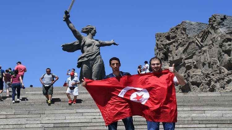 للجماهير التونسية في روسيا 