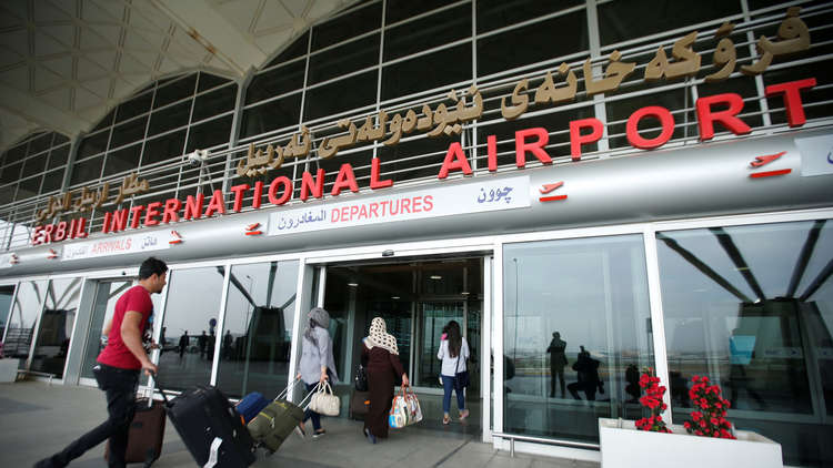 هبوط أول طائرة تابعة لشركة كردية عراقية في أربيل