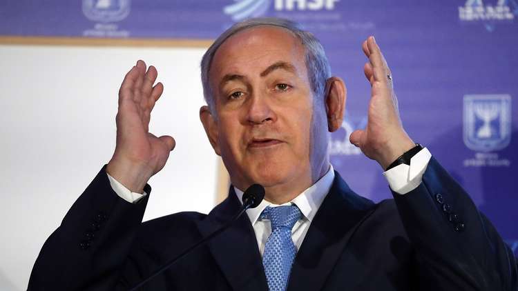 نتنياهو  يهدد غزة ويتوعد إيران