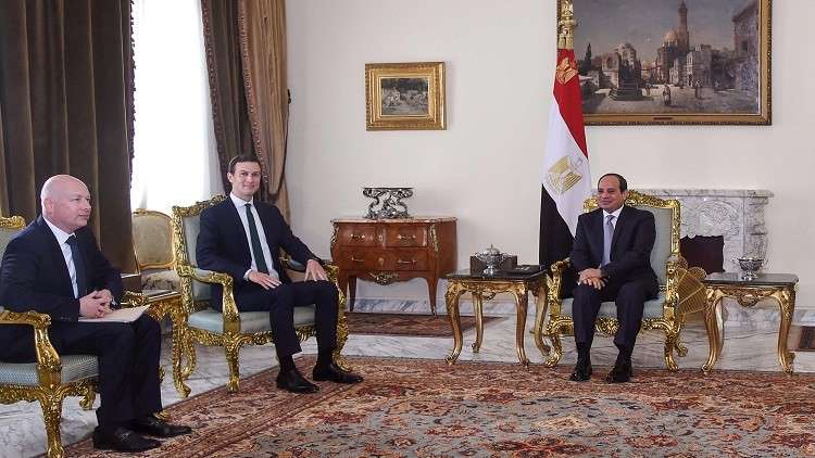 الرئاسة المصرية تكشف عما بحثه السيسي مع صهر ترامب