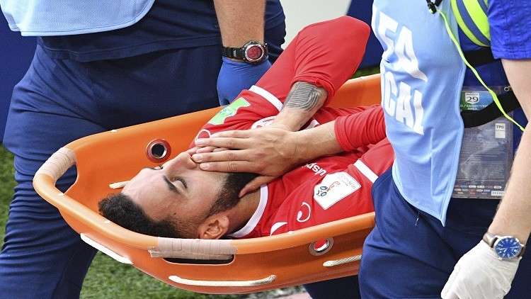 الإصابة تنهي مشوار برون وبن يوسف مع تونس في مونديال روسيا