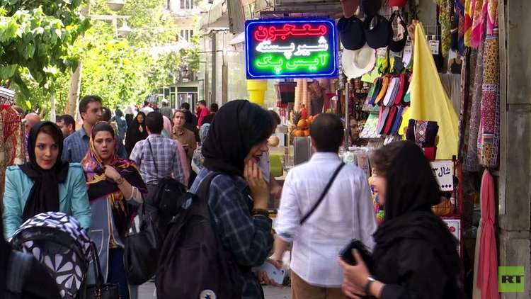 احتجاجات في طهران على الوضع الاقتصادي 