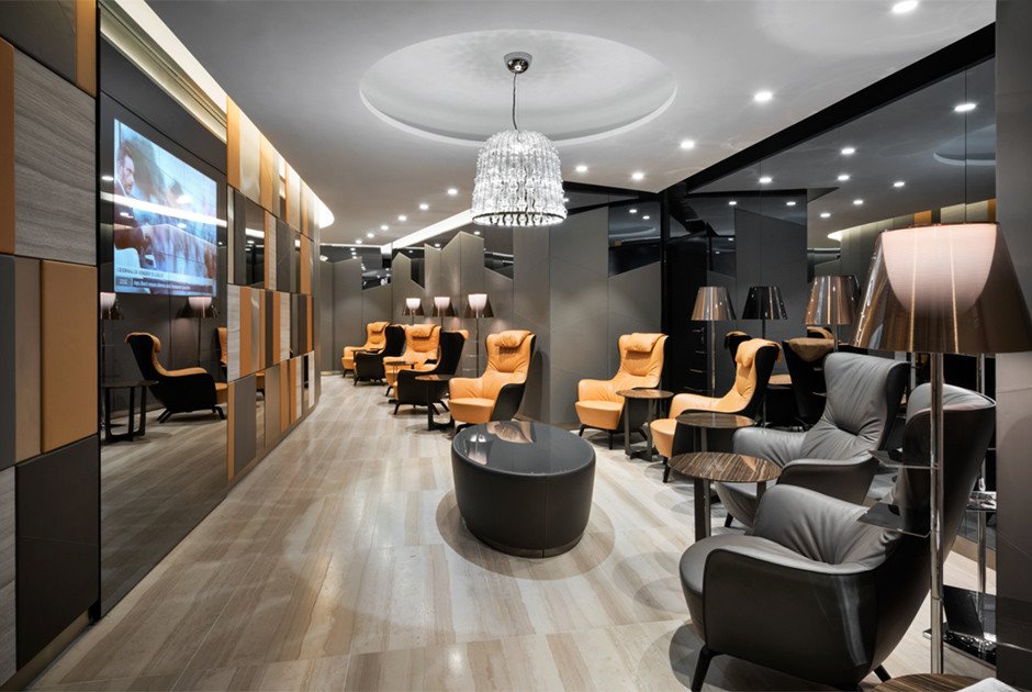 صالة "Casa" التي توفرها الخطوط الإيطالية في مطار ميلان