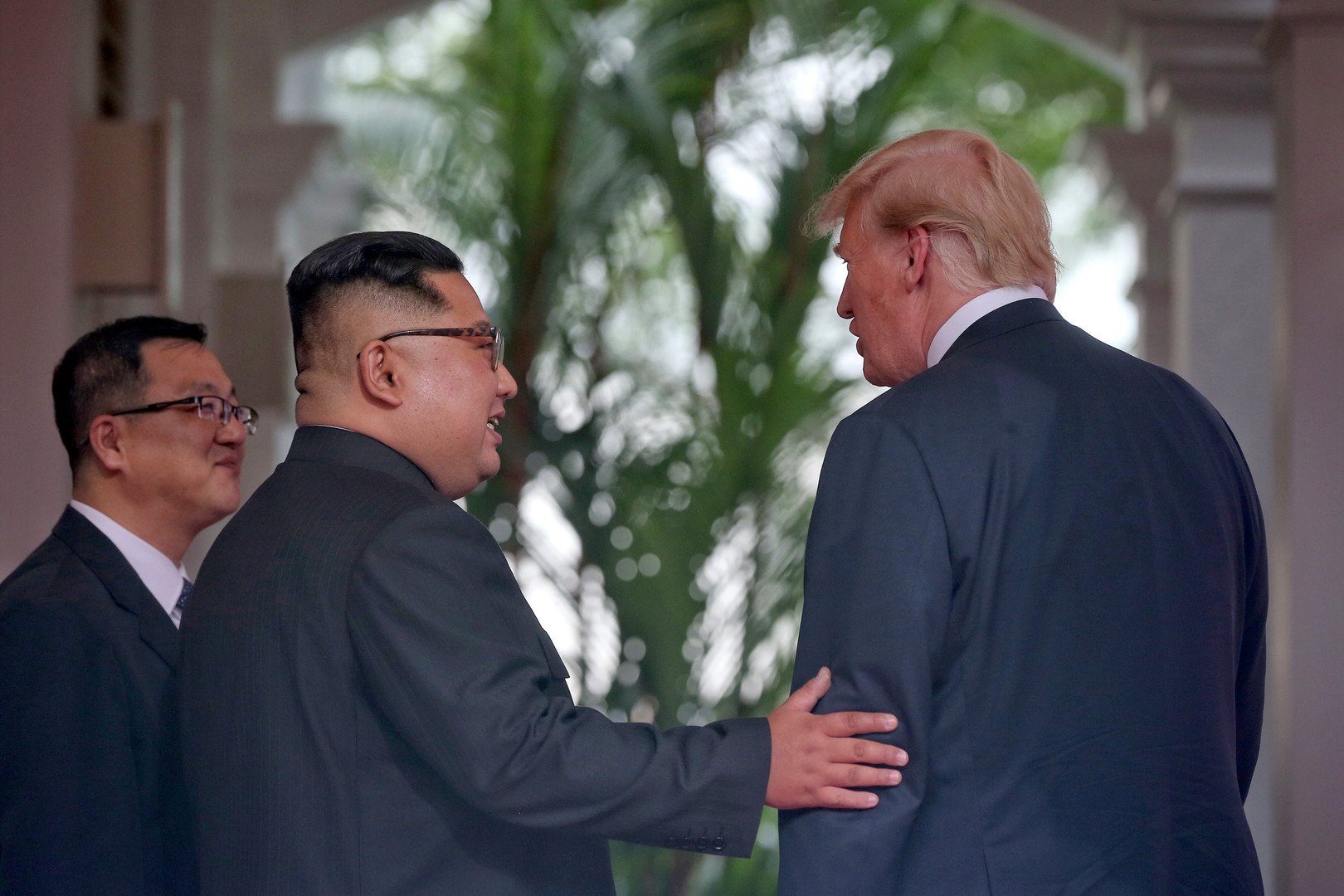 انطلاق أعمال القمة بين الرئيس الأمريكي والزعيم الكوري الشمالي في سنغافورة