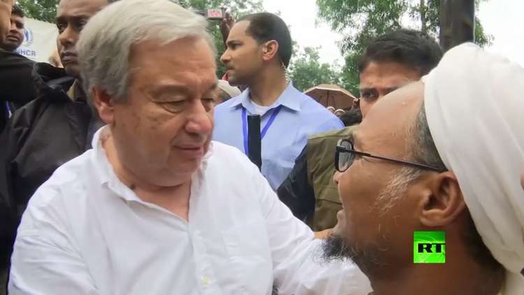 غوتيريش يزور مخيمات اللاجئين الروهينغا في بنغلادش