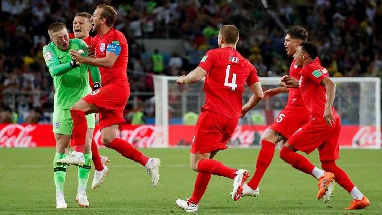 مباراة إنجلترا وكولومبيا تسجل رقما مميزا في بريطانيا