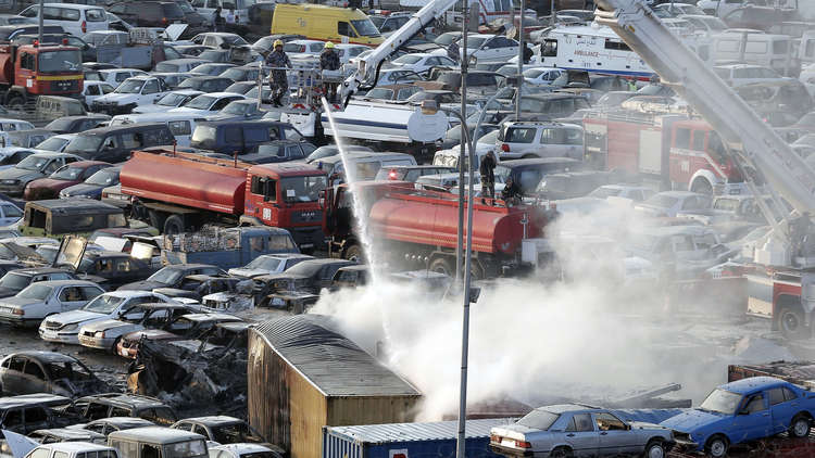 مصدر عسكري أردني يوضح سبب الحريق في المنطقة الحرة مع سوريا