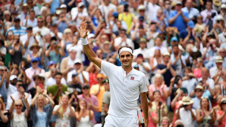 فيدرر إلى ربع نهائي ويمبلدون