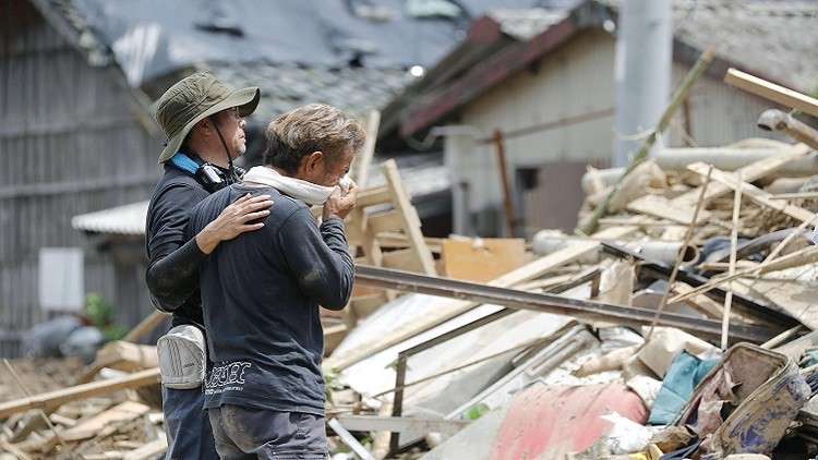 أكثر من 150 قتيلا حصيلة ضحايا سيول اليابان الأخيرة