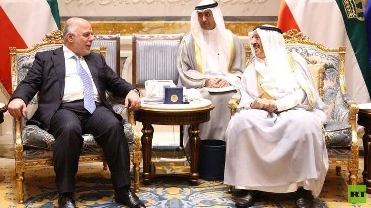 أمير الكويت يبدي للعبادي استعداد بلاده لمساعدة العراق في تجاوز 