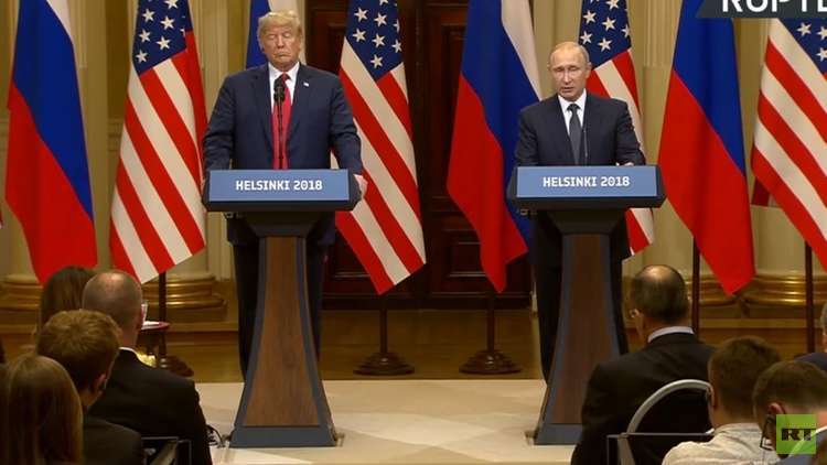 ترامب: علاقاتنا مع روسيا تغيرت منذ 4 ساعات بفضل لقائنا مع بوتين 