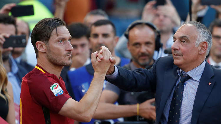 إيقاف رئيس نادي روما بسبب "سلوك" غير لائق