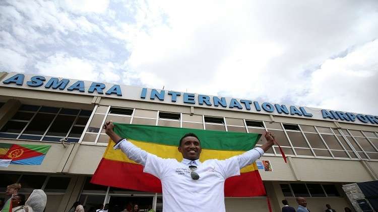 أول رحلة طيران من أسمرة إلى أديس أبابا