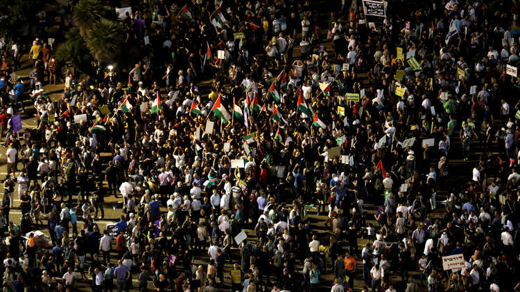 نتنياهو: المسيرات المناهضة لقانون القومية تهديد وجودي لإسرائيل