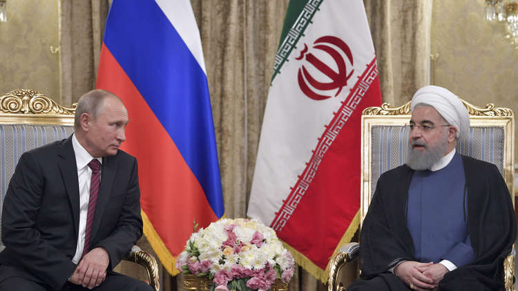 بوتين وروحاني يبحثان الملف السوري على هامش قمة قزوين