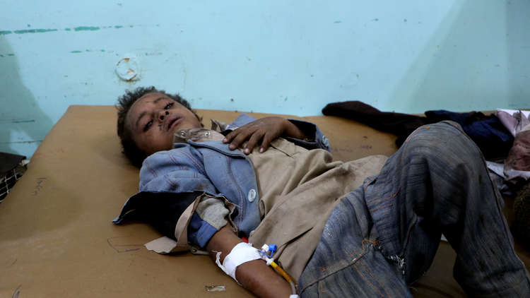 الحوثيون ينشرون فيديو لأطفال حافلة صعدة صور قبل استهدافهم!