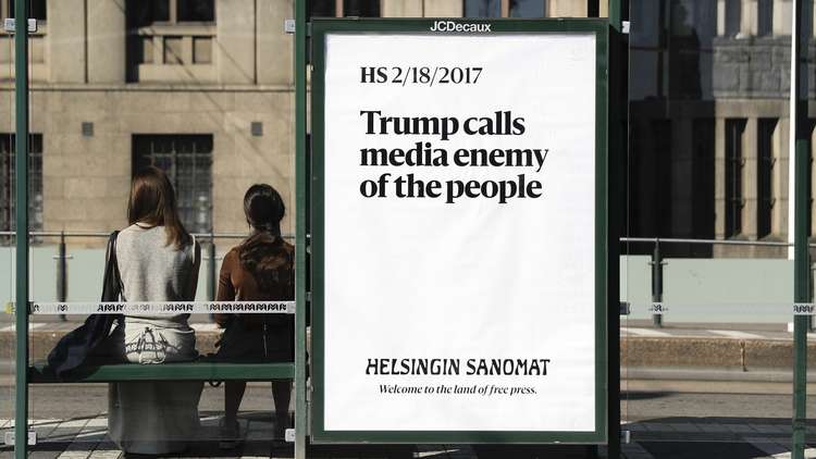 أكثر من 100 صحيفة أمريكية تستعد لصد حرب ترامب 