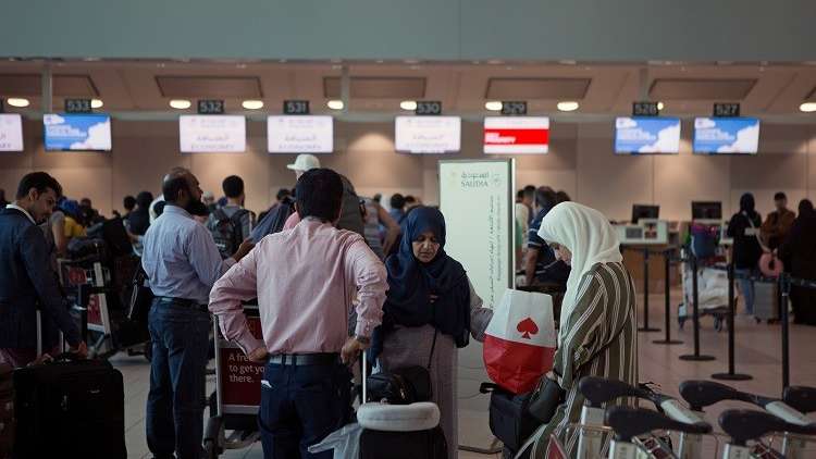 تأخر رحلات الخطوط السعودية يربك صالات مطار الرياض 