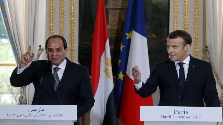 الإليزيه: ماكرون والسيسي يدعوان لخفض التصعيد في غزة