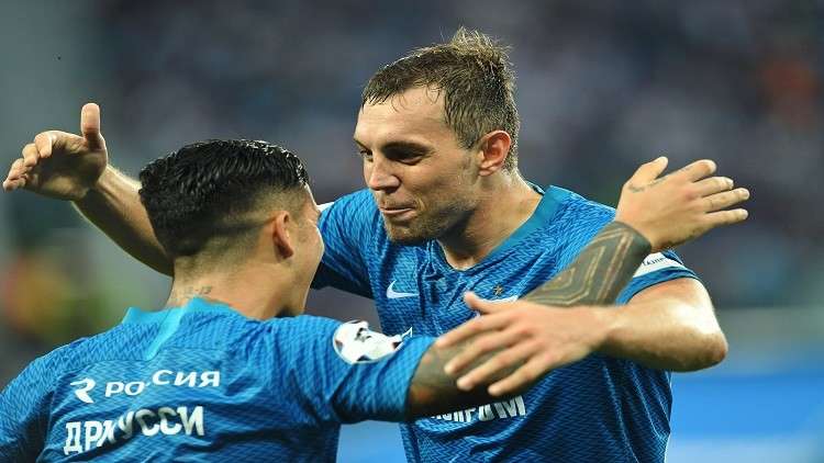 زينيت يواصل التألق في الدوري الروسي 