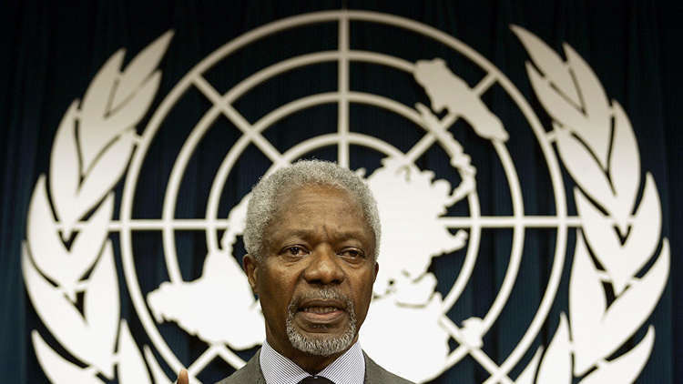 الأمم المتحدة تنكس أعلامها 3 أيام حدادا على رحيل عنان