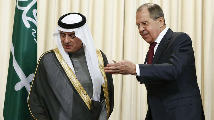 لافروف يبحث مع الجبير أوضاع سوريا ومنطقة الخليج في 29 أغسطس بموسكو