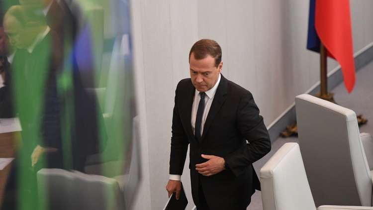 إصابة مدفيديف تحول دون مشاركته في الفعاليات العامة