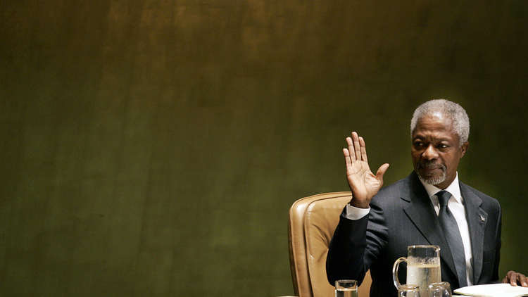 أين سيوارى جثمان كوفي عنان الثرى؟