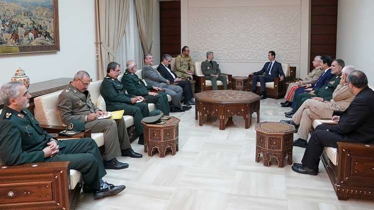 سوریا وإیران توقعان وثيقة للتعاون الدفاعي والتقني