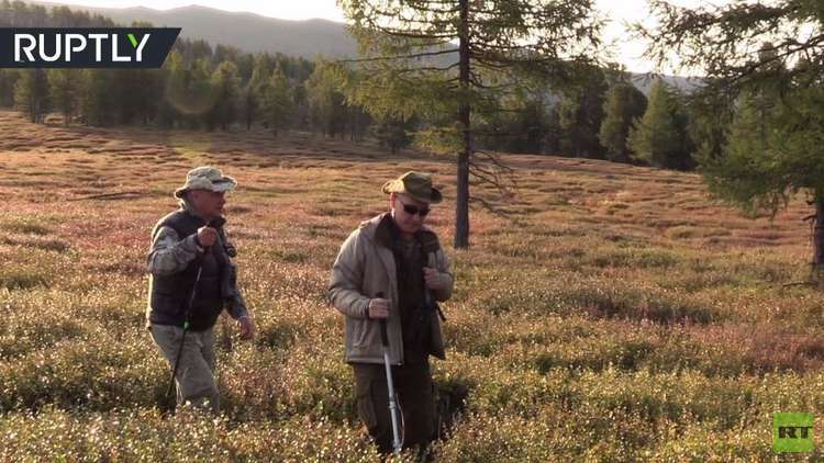 شاهد بالفيديو.. الرئيس بوتين يمضي إجازته في أحضان الطبيعة