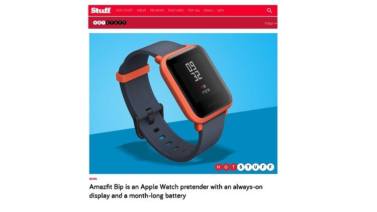Amazfit Bip.. تتميز على Apple Watch