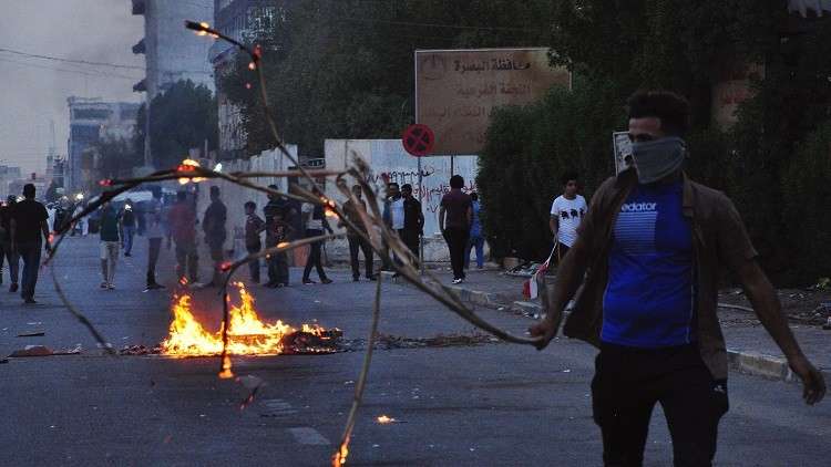 مقتل متظاهر في البصرة على أيدي القوات الأمنية 