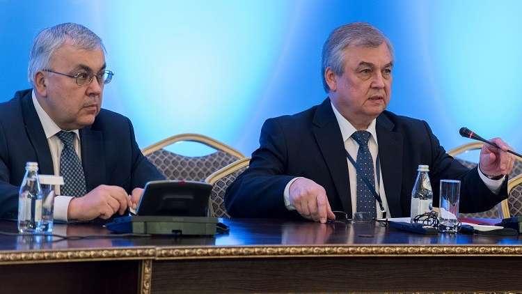 دبلوماسيون روس يجرون مشاورات حول سوريا في جنيف 