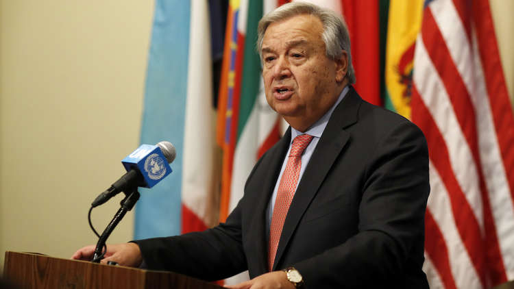 غوتيريش يدعو لمنع عملية إدلب