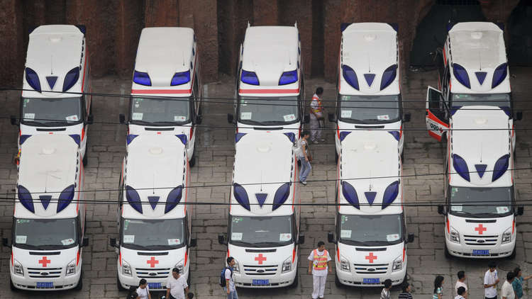 الصين تتبرع بـ50 سيارة إسعاف لأوكرانيا