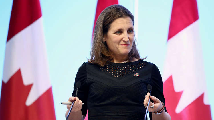 وزيرة خارجية كندا تأمل بلقاء نظيرها السعودي في نيويورك